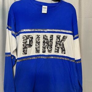 PINK Victoria's Secret Royal Blue Tee